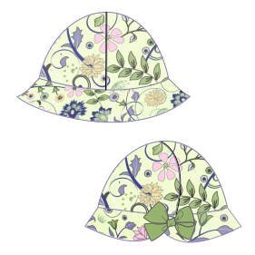 Patron ropa, Fashion sewing pattern, molde confeccion, patronesymoldes.com Poplin hat 24 BABIES Accessories